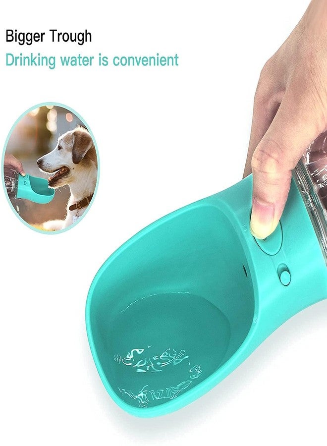 Veemok Leak-Proof Portable Dog Water Bottle - 350ml Pet Water Dispenser Perfect for Outdoor Walking, Hiking & Travel - Food-Grade Plastic (Multicolor) (Pack-1) - Image 2